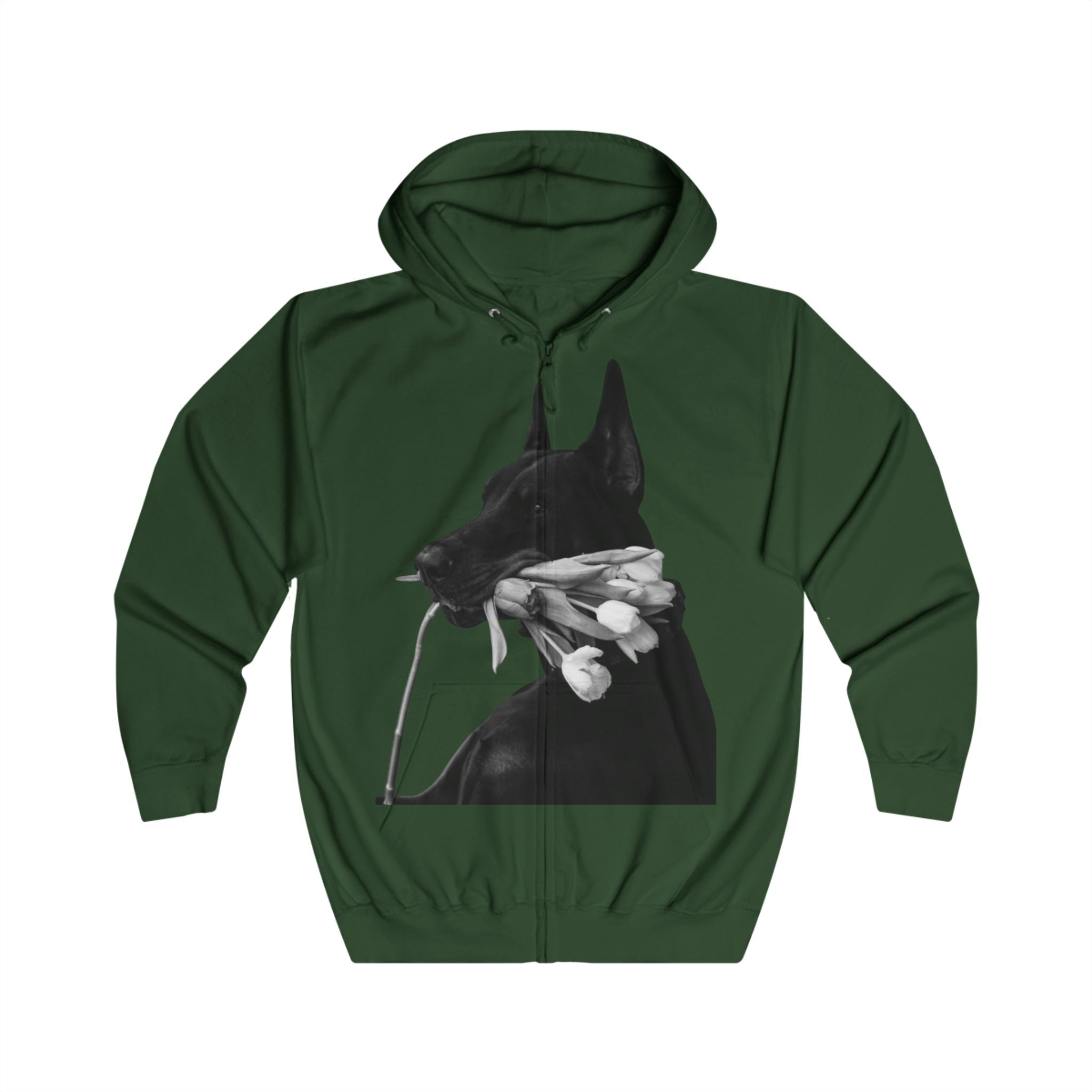 Doberman Zip Hoodie
