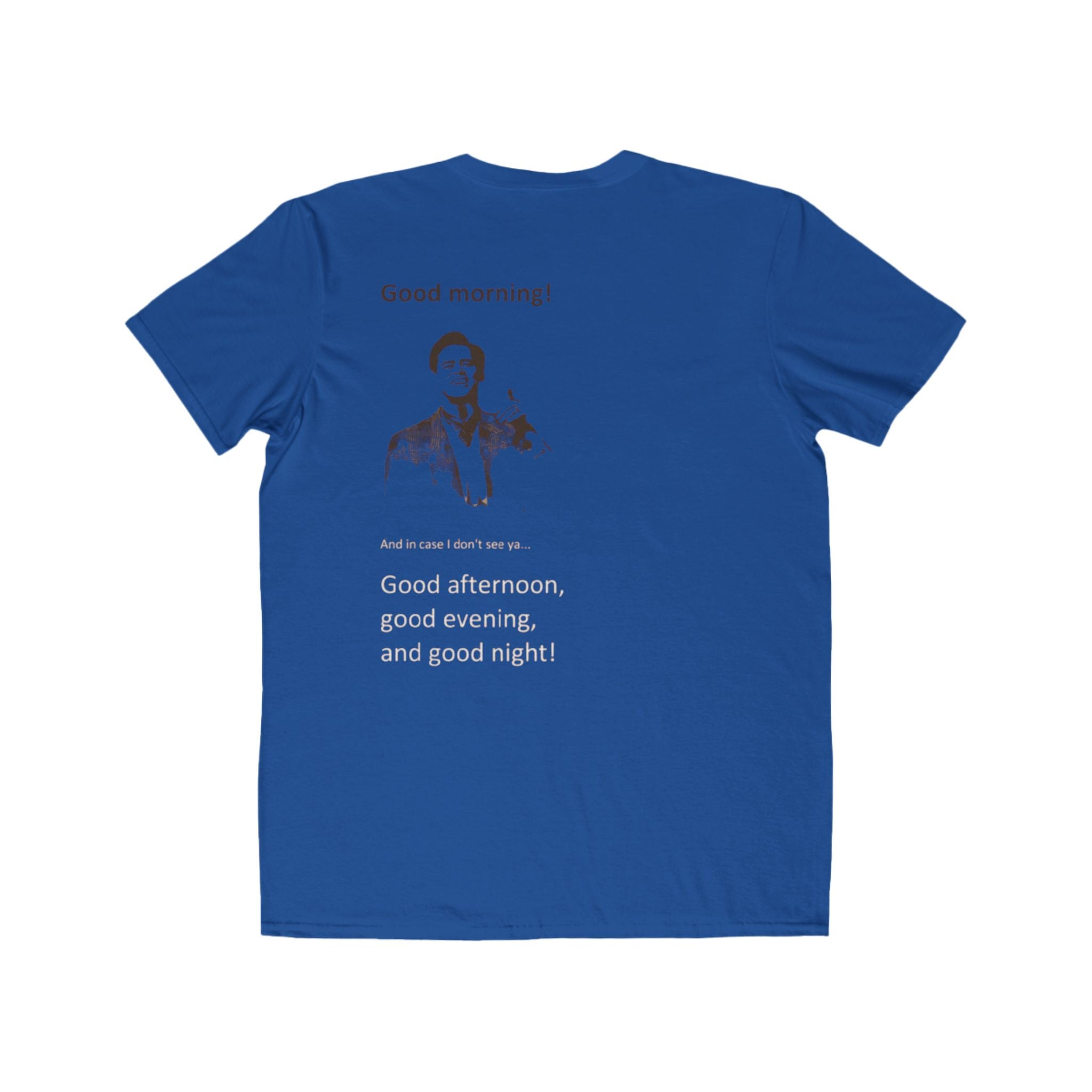 Good Morning Tee — Retro Greeting Graphic Men’s T‑Shirt