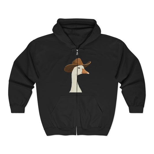 Cowboy Goose Zip Hoodie