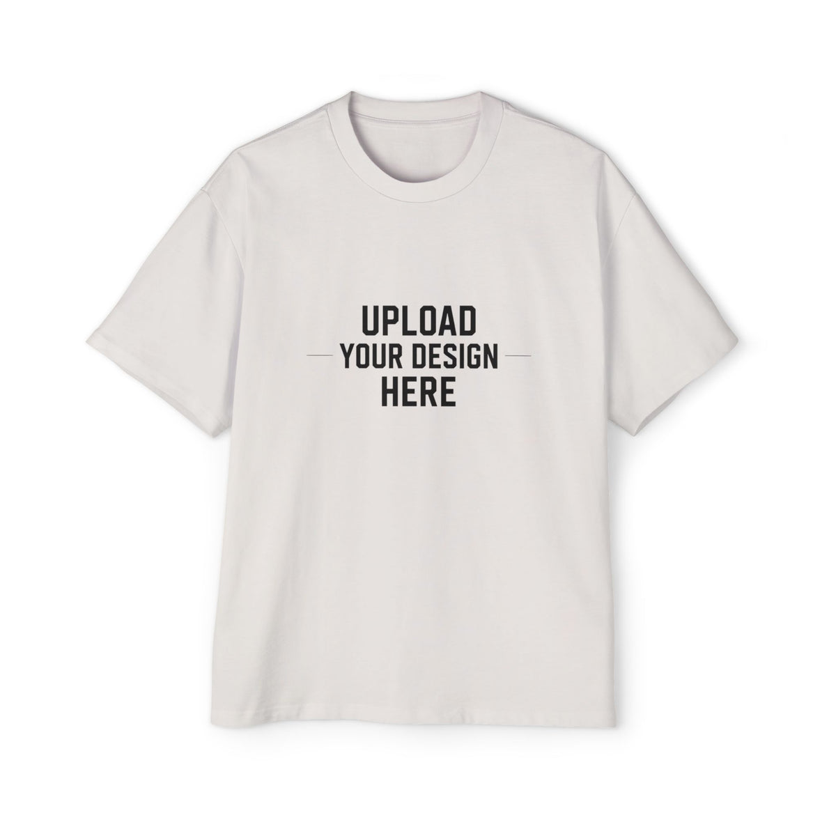 Oversized Men’s Tee – Custom Heavy Cotton Crewneck