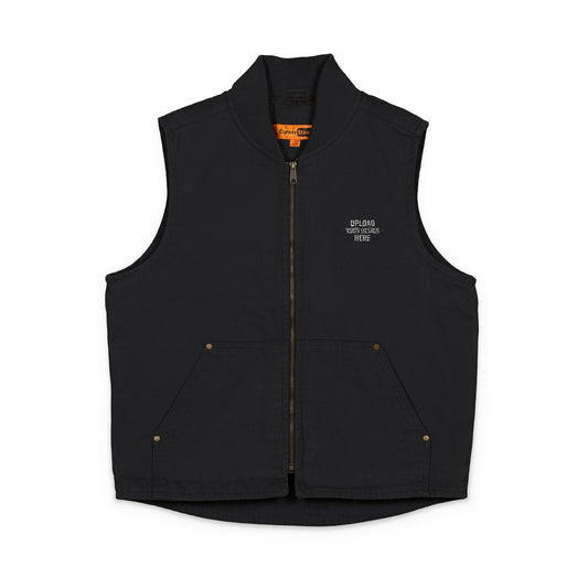 Washed Duck Cloth Vest (Embroidery)