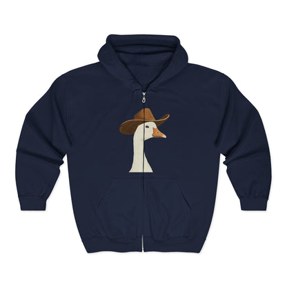 Cowboy Goose Zip Hoodie