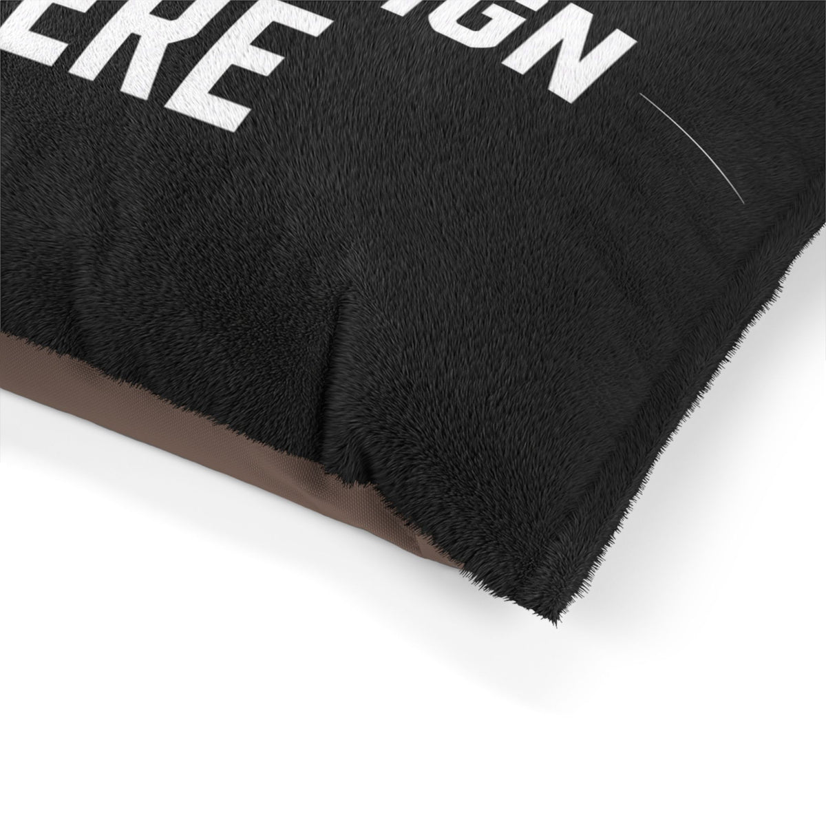 Custom Plush Pet Bed – Personalise Dog & Cat Cushion